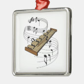 Xylophone Metalen Ornament (Links)