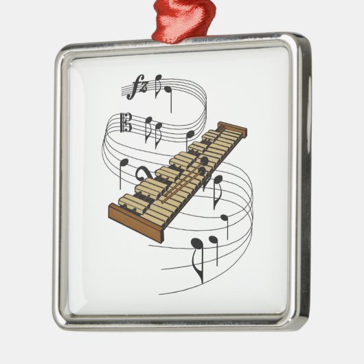Xylophone Metalen Ornament (Links)