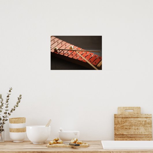 Xylophone Music Percussion Poster (Keuken)