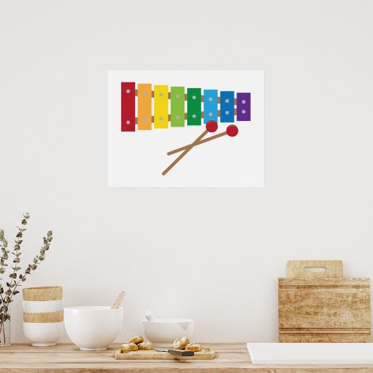 Xylophone Poster (Keuken)