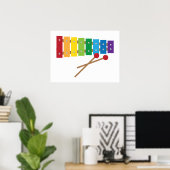 Xylophone Poster (Thuiskantoor)