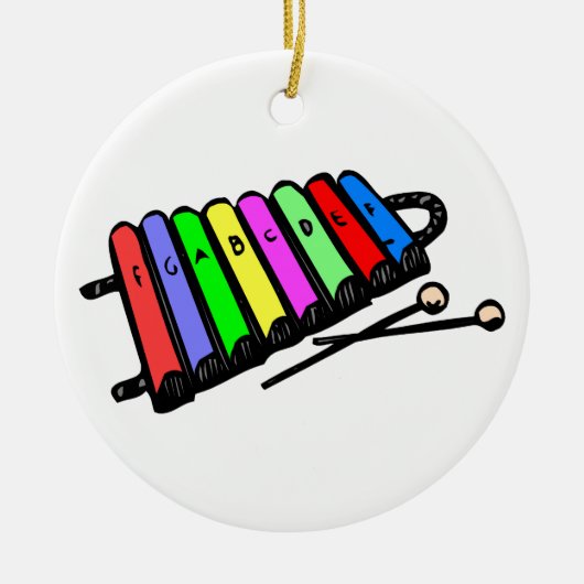 XYLOPHONE ROUND ORNAMENT (Voorkant)
