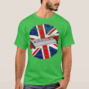 Xylophone UK Vlag Groot-Brittannië Xylophonist Per T-shirt