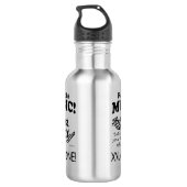 Xylophone voelt de muziek waterfles  (Achterkant)