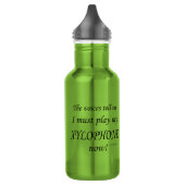 Xylophone Voices zegt dat hij moet spelen Waterfles (Links)