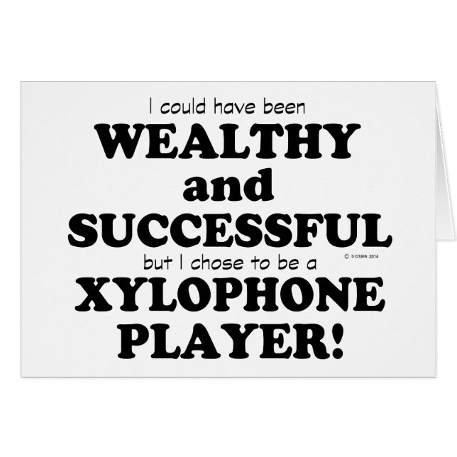Xylophone Wealthy & Succesvol (Voorkant Horizontaal)