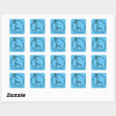 Xylophone - World Revolves around Square Sticker (Vel)