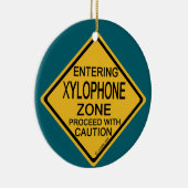 Xylophone Zone invoeren Keramisch Ornament (Rechts)