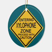 Xylophone Zone invoeren Keramisch Ornament (Links)