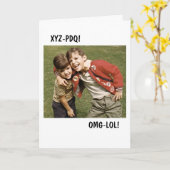 XYZ-PDQ! KAART (Gele Bloem)