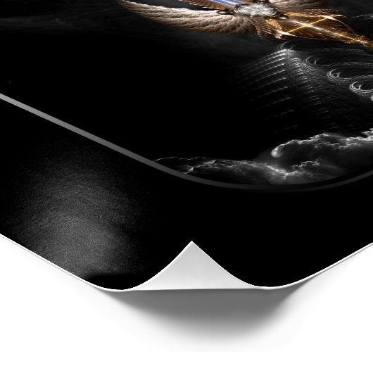 Xzendor7 Quadology of Fractal Fantasy Art Perfect Poster (Hoek)