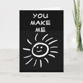 **Y0U MAAKT ME KLEIN** ELK MINUUT/ELKE DAG KAART (Voorkant)