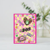 Y2Kかわいい♡ BRIEFKAART (Staand voorkant)