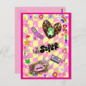 Y2Kかわいい♡ BRIEFKAART (Voorkant / Achterkant)