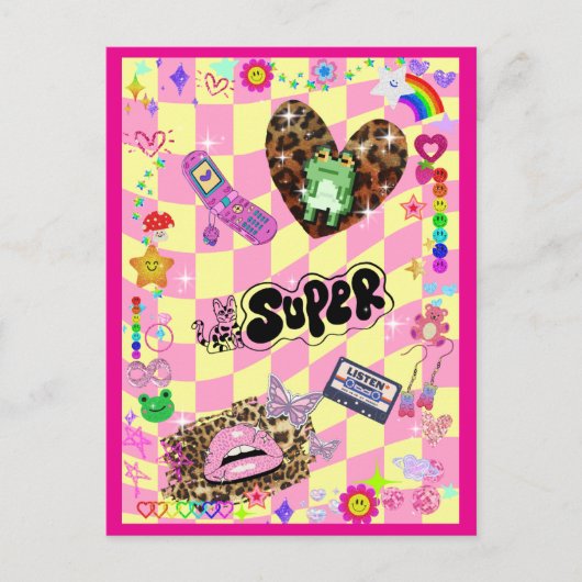 Y2Kかわいい♡ BRIEFKAART (Voorkant)