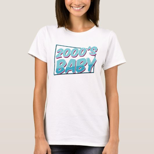 Y2K 2000's Baby Nostalgic Throwback T-shirt (Voorkant)