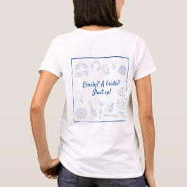 Y2k 2000's Film Prinses Bachelorette Custom T-shirt