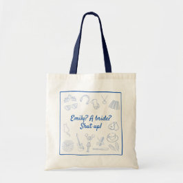 Y2K 2000's Film Prinses Bachelorette Custom Tote Bag