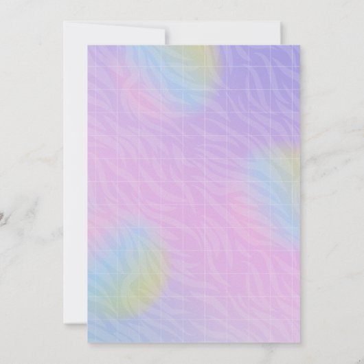 Y2K 2000's Thema Verjaardag Uitnodiging (Achterkant)