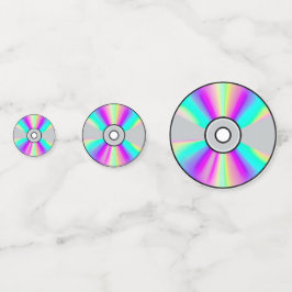 Y2K 90er / 2000er Party CD-Confetti Confetti