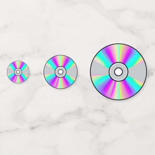 Y2K 90er / 2000er Party CD-Confetti Confetti (Voorkanten)