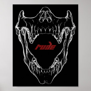 Y2k achterprint retro vintage streetwear mode poster