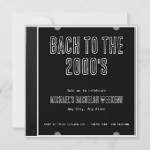 Y2K Bach naar het 2000s CD Hoesje Bachelor Weekend Kaart (Voorkant)
