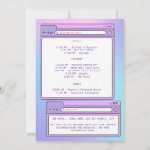 Y2K Bachelorette Weekend Bach naar de jaren 2000 Kaart (Achterkant)