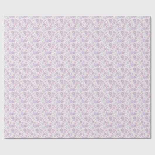 Y2K-bloempatroon Cadeaupapier (Vlak)