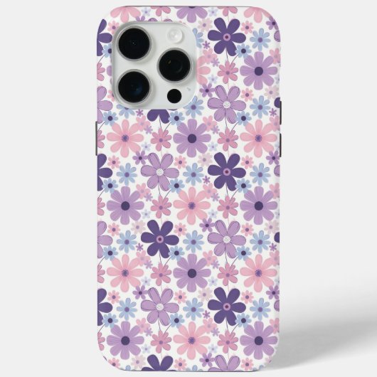 Y2K-bloempatroon Case-Mate iPhone Case (Achterkant)