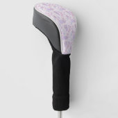 Y2K-bloempatroon Golfheadcover (Schuin)