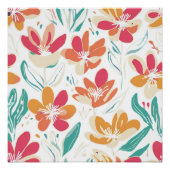 Y2K Bold Wildflower Levendige Nostalgische Spring Perfect Poster (Voorkant)