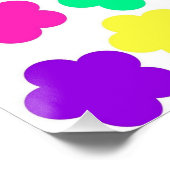 Y2K Bold Wildflower Vibrant Spring Art Perfect Poster (Hoek)