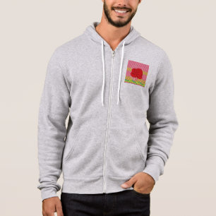 Y2K, bont en grafische ritssluiting hoodies fuzz