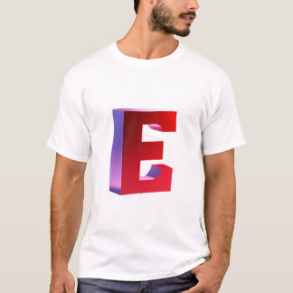 Y2K Bubble Letters Chrome T-Shirt | Roze Blauw