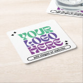 Y2k Business Logo Retrowave Cute Stars Kartonnen Onderzetters (Schuin)