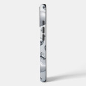 Y2K Chrome Bubble 3D Silver Case (Achterkant / Links)