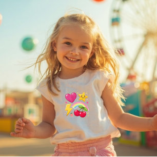 Y2K Cute Icons Mix Peuter T-shirt