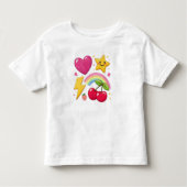 Y2K Cute Icons Mix Toddler Shirt (Voorkant)