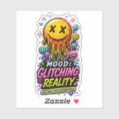 Y2K Cyber Glitch Esthetiek  Sticker (Vel)