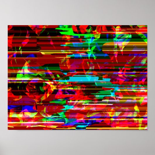 Y2K Cyberpunk Tech Modulaire Gesynthetiseerde graf Poster (Voorkant)