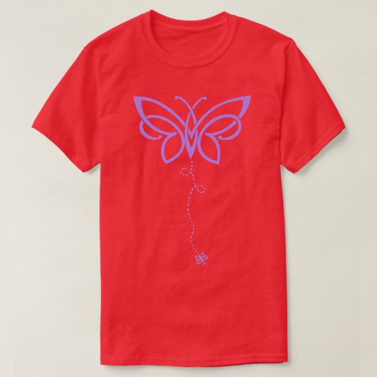 Y2K Dark Fairy Grunge Core Butterfly Fairycore AES T-shirt (Design voorkant)
