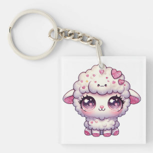 Y2K dolly glitter glamour schapen Sleutelhanger