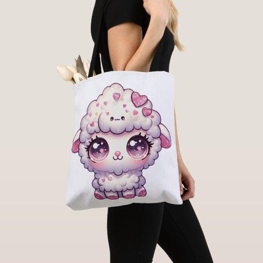Y2K dolly glitter glamour schapen Tote Bag (Dichtbij)