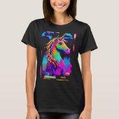Y2K Eenhoorn Shirt, Alt Edgy Gothic Retro Glitch G T-shirt (Voorkant)