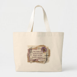 Y2K esthetische jumbo boodschappentas met Waarde i Grote Tote Bag