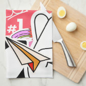 Y2K esthetische koele Stickers Theedoek (Quarter Fold)