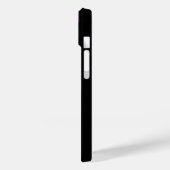 Y2K esthetische paarse strik lint zwarte iPhone ho Case-Mate iPhone Case (Achterkant / Links)