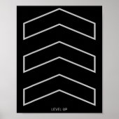 Y2K Fitness Quote Gym Training Discipline Yoga Spo Poster (Voorkant)