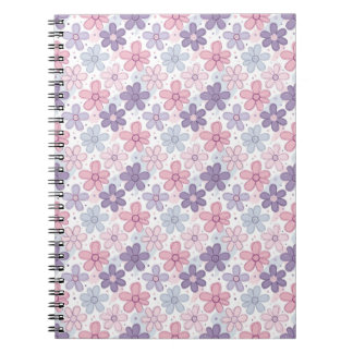 Y2K Flower Seamless Pattern Notitieboek